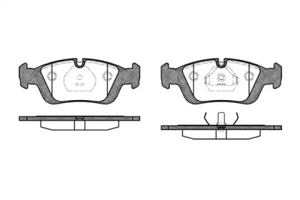 Комплект тормозных колодок WOKING P2843.00