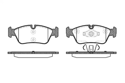 Комплект тормозных колодок WOKING P2843.60