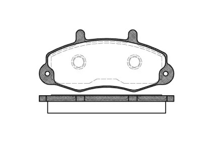 Комплект тормозных колодок WOKING P2913.00