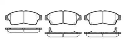 Комплект тормозных колодок WOKING P5023.42