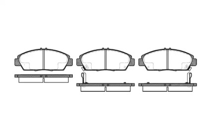 Комплект тормозных колодок WOKING P5063.02