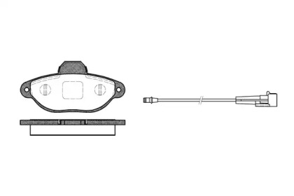 Комплект тормозных колодок WOKING P5143.01