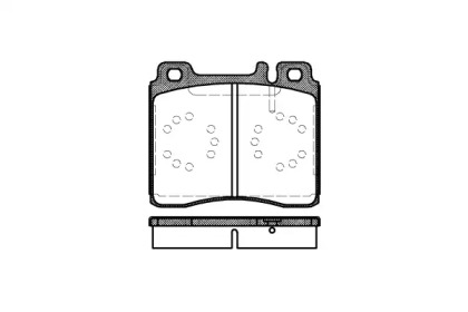 Комплект тормозных колодок WOKING P5203.00