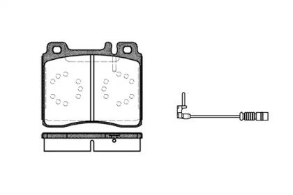 Комплект тормозных колодок WOKING P5203.02