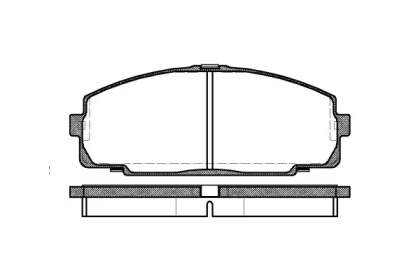 Комплект тормозных колодок WOKING P5213.00