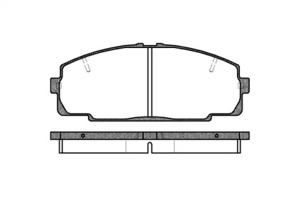 Комплект тормозных колодок WOKING P5213.20