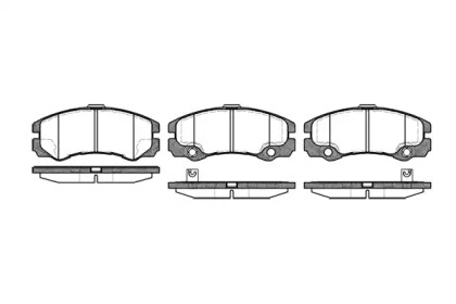 Комплект тормозных колодок WOKING P5253.32