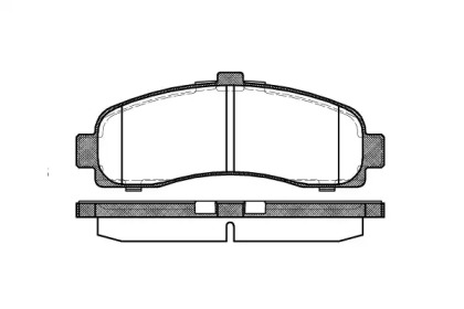 Комплект тормозных колодок WOKING P5313.10