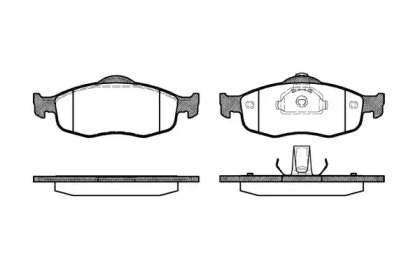 Комплект тормозных колодок WOKING P5323.00