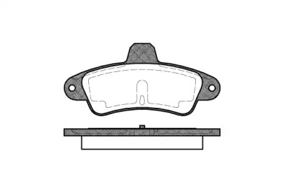 Комплект тормозных колодок WOKING P5333.00