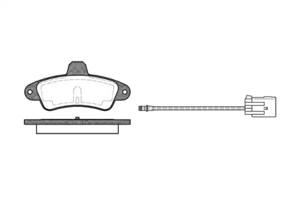 Комплект тормозных колодок WOKING P5333.02