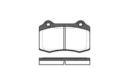 Комплект тормозных колодок WOKING P5343.30