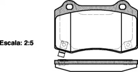 Комплект тормозных колодок WOKING P5343.54