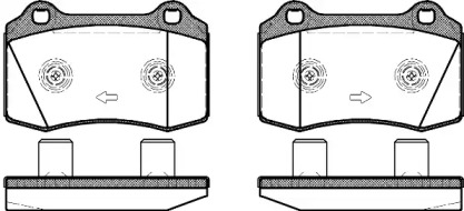 Комплект тормозных колодок WOKING P5343.58