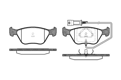 Комплект тормозных колодок WOKING P5373.02