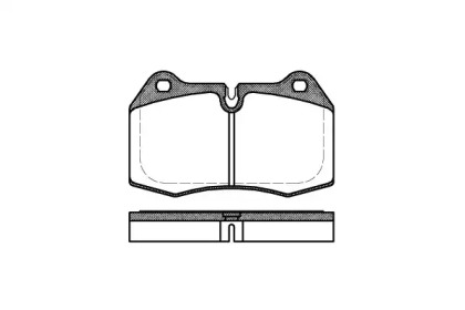 Комплект тормозных колодок WOKING P5413.00