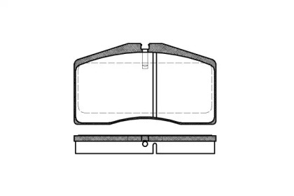 Комплект тормозных колодок WOKING P5483.00