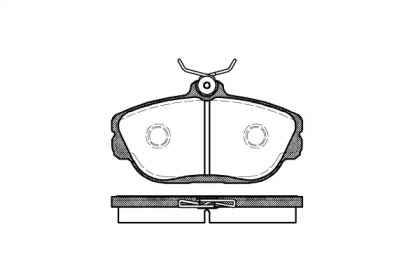 Комплект тормозных колодок WOKING P5533.00