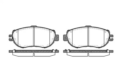 Комплект тормозных колодок WOKING P5563.00