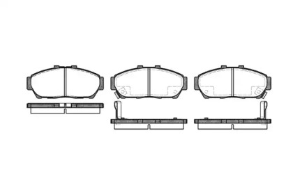 Комплект тормозных колодок WOKING P5643.02