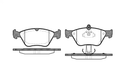 Комплект тормозных колодок WOKING P5683.00