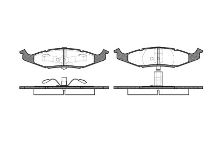 Комплект тормозных колодок WOKING P5773.00