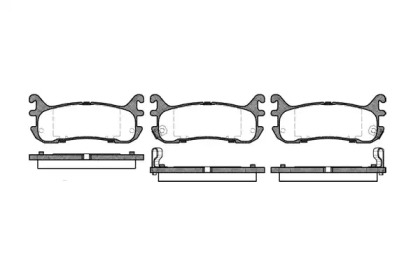 Комплект тормозных колодок WOKING P5793.02