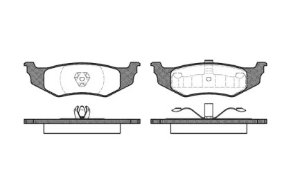 Комплект тормозных колодок WOKING P5823.00