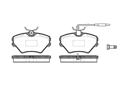 Комплект тормозных колодок WOKING P5853.02