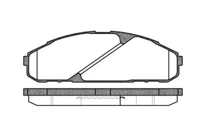 Комплект тормозных колодок WOKING P4073.00