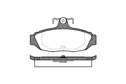 Комплект тормозных колодок WOKING P4283.00