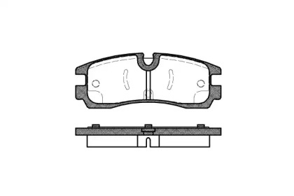 Комплект тормозных колодок WOKING P4663.30