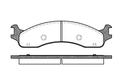 Комплект тормозных колодок WOKING P4733.00