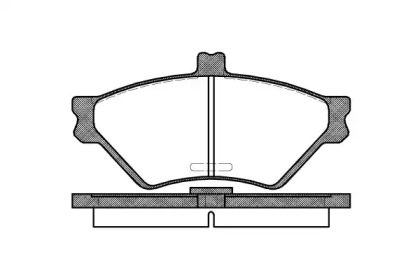 Комплект тормозных колодок WOKING P4743.00