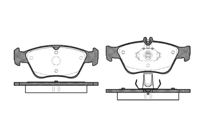 Комплект тормозных колодок WOKING P4863.00