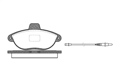 Комплект тормозных колодок WOKING P7023.02