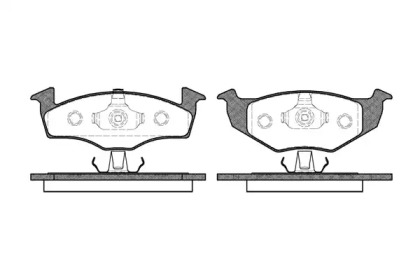 Комплект тормозных колодок WOKING P7093.20