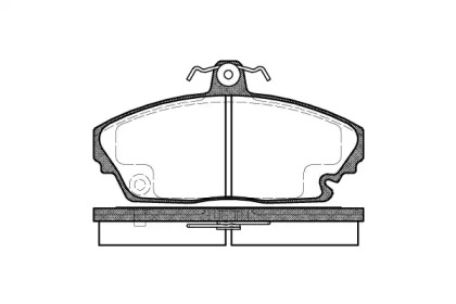 Комплект тормозных колодок WOKING P7353.00