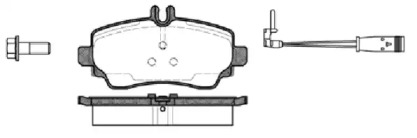 Комплект тормозных колодок WOKING P7503.22