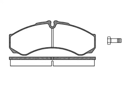 Комплект тормозных колодок WOKING P7513.10