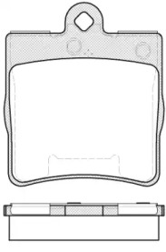 Комплект тормозных колодок WOKING P7783.10