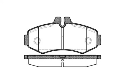 Комплект тормозных колодок WOKING P6013.00