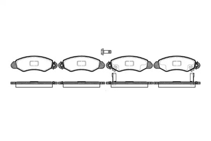 Комплект тормозных колодок WOKING P6023.02