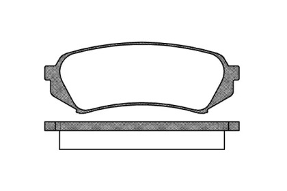 Комплект тормозных колодок WOKING P6063.00