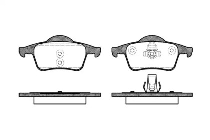 Комплект тормозных колодок WOKING P6143.00