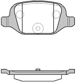 Комплект тормозных колодок WOKING P6273.00