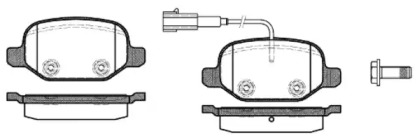 Комплект тормозных колодок WOKING P6273.02