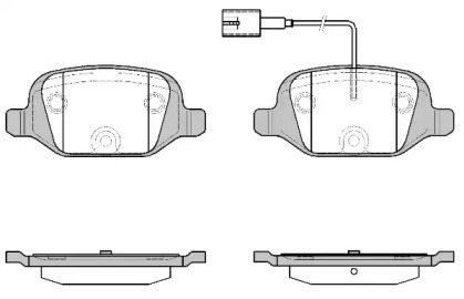 Комплект тормозных колодок WOKING P6273.12