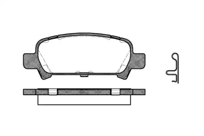 Комплект тормозных колодок WOKING P6293.02