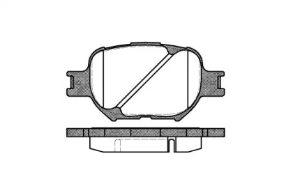 Комплект тормозных колодок WOKING P6423.00